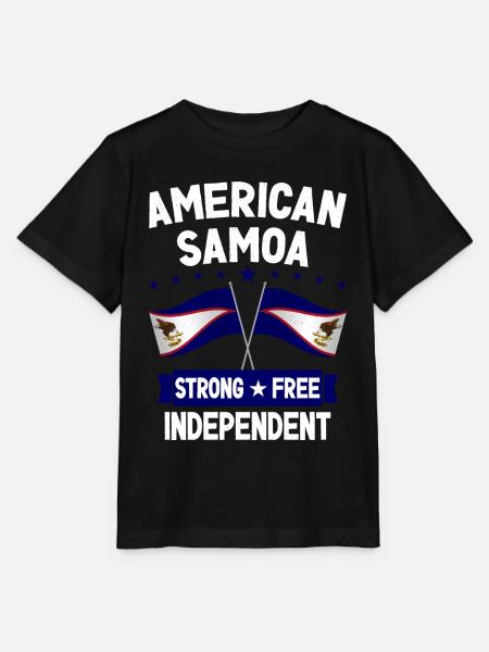 Amerikanisch-Samoa - Stanley/Stella Kinder T-Shirt MINI CREATOR - Schwarz
