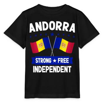 Andorra - Stanley/Stella MINI CREATOR Kids’ T-Shirt - black - Front - Mikhail (115cm)