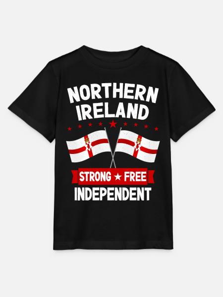 Northern Ireland - Stanley/Stella MINI CREATOR Kids’ T-Shirt - black