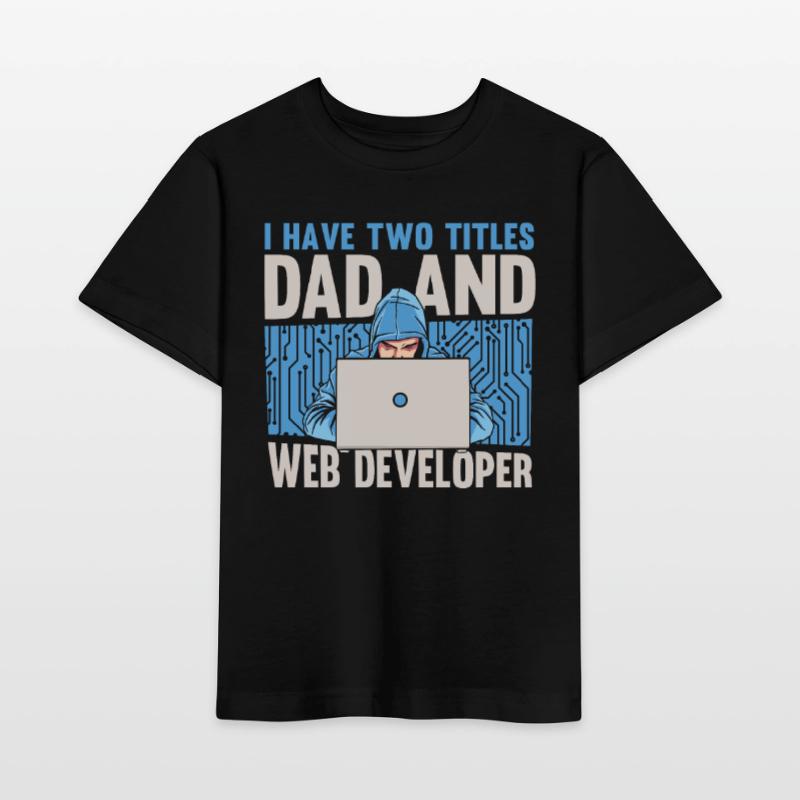 Web Developer Web Developer Father Stanley/Stella MINI CREATOR Kids’ T-Shirt