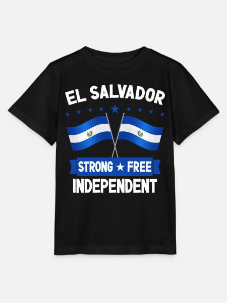 El Salvador - Stanley/Stella Kinder T-Shirt MINI CREATOR - Schwarz