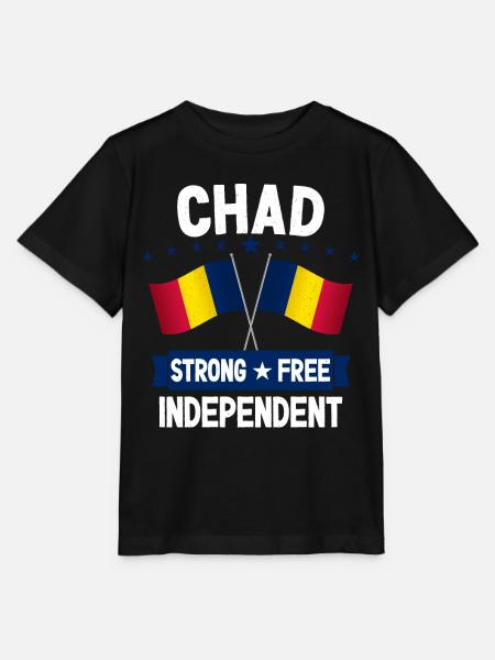 Tschad - Stanley/Stella Kinder T-Shirt MINI CREATOR  - Schwarz
