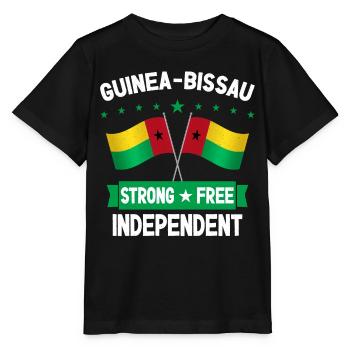 Guinée-Bissau - T-shirt bio MINI CREATOR Stanley/Stella Enfant - noir - Devant - Mikhail (115cm)