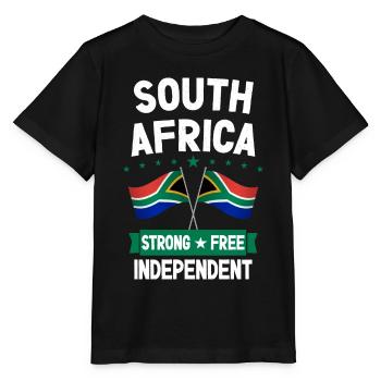 Südafrika - Stanley/Stella Kinder T-Shirt MINI CREATOR  - Schwarz - Vorne - Mikhail (115cm)