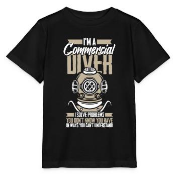 Diving Diver Commercial Diving - Stanley/Stella MINI CREATOR Kids’ T-Shirt - black - Front - Mikhail (115cm)