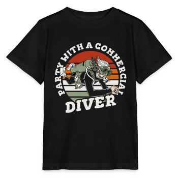 Diving Diver Commercial Diving - Stanley/Stella MINI CREATOR Kids’ T-Shirt - black - Front - Mikhail (115cm)