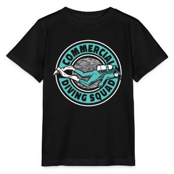 Diving Diver Commercial Diving - Stanley/Stella MINI CREATOR Kids’ T-Shirt - black - Front - Mikhail (115cm)