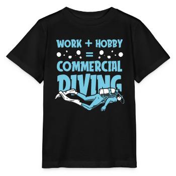 Diving Diver Commercial Diving - Stanley/Stella MINI CREATOR Kids’ T-Shirt - black - Front - Mikhail (115cm)