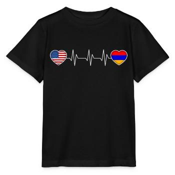 Armenia - Stanley/Stella MINI CREATOR Kids’ T-Shirt - black - Front - Mikhail (115cm)