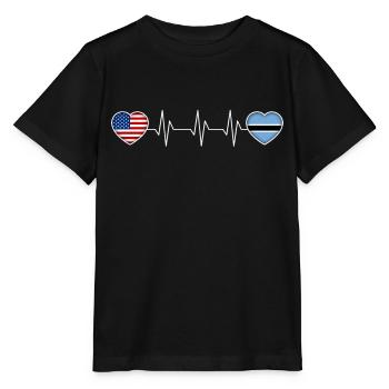 Botswana - Stanley/Stella Kinder T-Shirt MINI CREATOR  - Schwarz - Vorne - Mikhail (115cm)