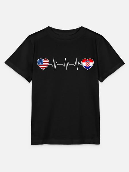 Kroatien - Stanley/Stella Kinder T-Shirt MINI CREATOR - Schwarz