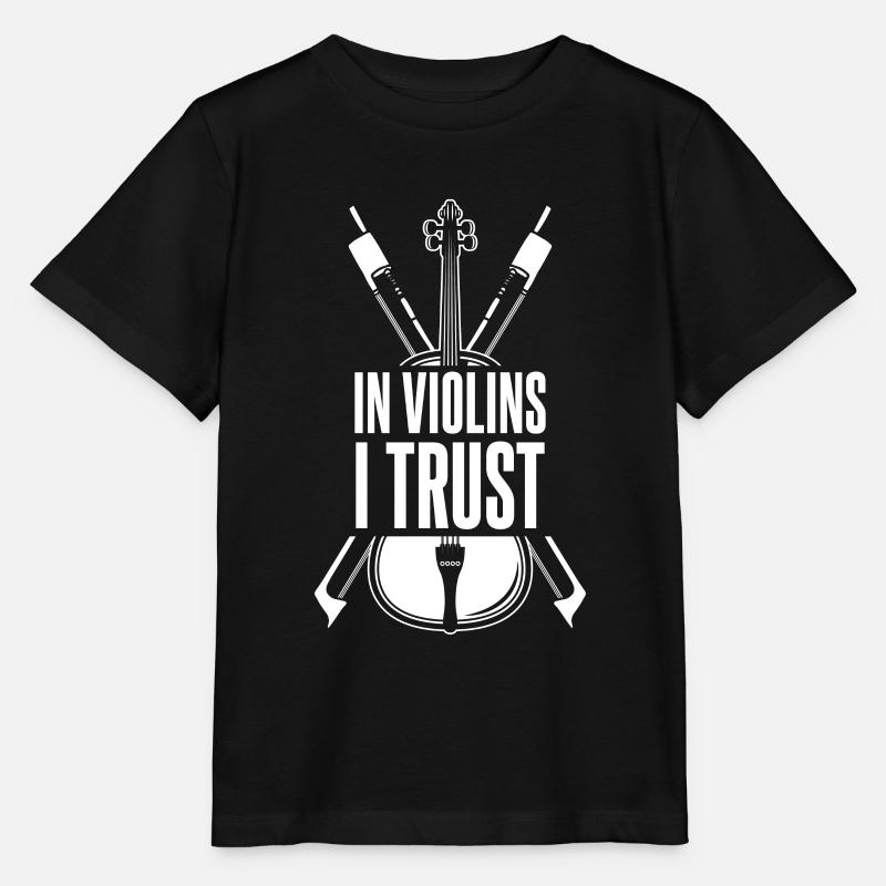 Violon Violon - T-shirt bio MINI CREATOR Stanley/Stella Enfant - noir