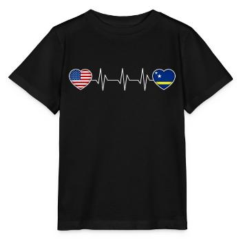 Curaçao - Stanley/Stella Kinder T-Shirt MINI CREATOR  - Schwarz - Vorne - Mikhail (115cm)
