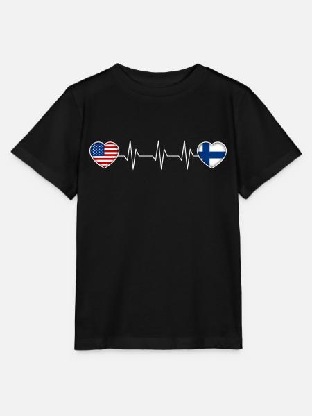 Finnland - Stanley/Stella Kinder T-Shirt MINI CREATOR - Schwarz