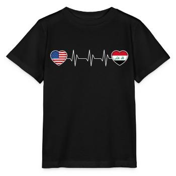 Irak - T-shirt bio MINI CREATOR Stanley/Stella Enfant - noir - Devant - Mikhail (115cm)