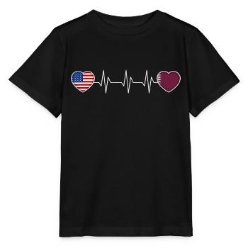 Qatar - T-shirt bio MINI CREATOR Stanley/Stella Enfant - noir - Devant - Mikhail (115cm)