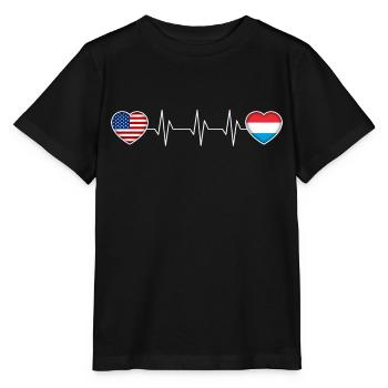 Luxemburg - Stanley/Stella Kinder T-Shirt MINI CREATOR  - Schwarz - Vorne - Mikhail (115cm)