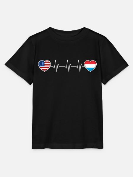 Luxembourg - T-shirt bio MINI CREATOR Stanley/Stella Enfant - noir