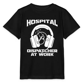 Notruf Leitstelle Einsatzzentrale - Stanley/Stella Kinder T-Shirt MINI CREATOR  - Schwarz - Vorne - Mikhail (115cm)