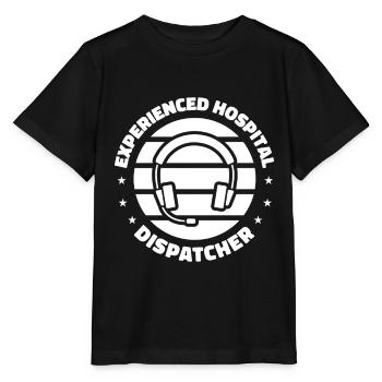 Notruf Leitstelle Einsatzzentrale - Stanley/Stella Kinder T-Shirt MINI CREATOR  - Schwarz - Vorne - Mikhail (115cm)