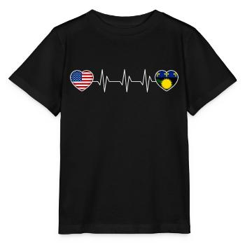 Guadeloupe - Stanley/Stella Kinder T-Shirt MINI CREATOR  - Schwarz - Vorne - Mikhail (115cm)