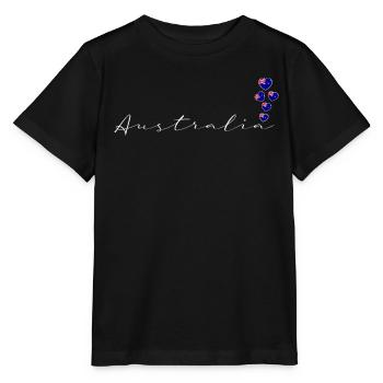 Australien - Stanley/Stella Kinder T-Shirt MINI CREATOR  - Schwarz - Vorne - Mikhail (115cm)
