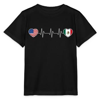 Mexiko - Stanley/Stella Kinder T-Shirt MINI CREATOR  - Schwarz - Vorne - Mikhail (115cm)