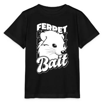 Putois furet - T-shirt bio MINI CREATOR Stanley/Stella Enfant - noir - Devant - Mikhail (115cm)