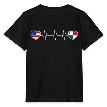 Panama - Stanley/Stella Kinder T-Shirt MINI CREATOR  - Schwarz - Vorne - Mikhail (115cm)
