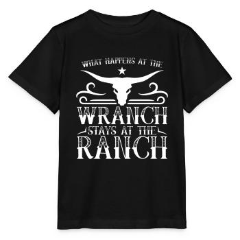 Rodeo Cowboy Ranch Cowboy - T-shirt bio MINI CREATOR Stanley/Stella Enfant - noir - Devant - Mikhail (115cm)