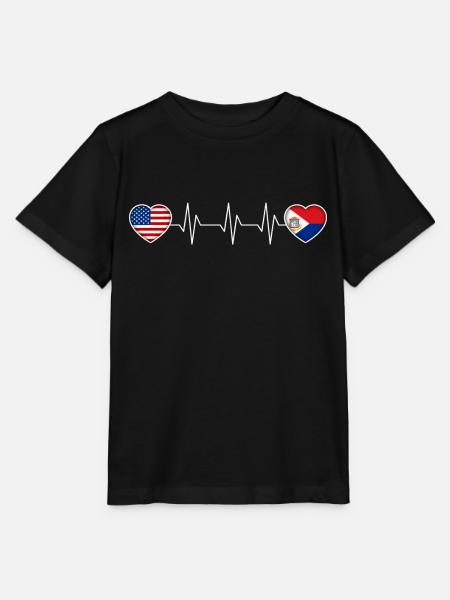 Sint Maarten - Stanley/Stella Kinder T-Shirt MINI CREATOR  - Schwarz