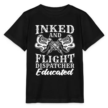 Distributeur de vols du centre de contrôle des appels d’urgence - T-shirt bio MINI CREATOR Stanley/Stella Enfant - noir - Devant - Mikhail (115cm)