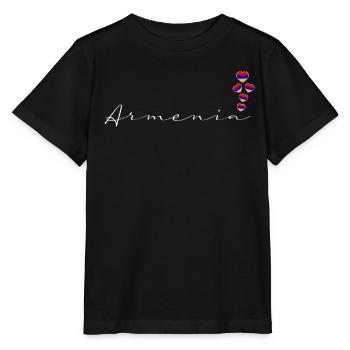 Armenia - Stanley/Stella MINI CREATOR Kids’ T-Shirt - black - Front - Mikhail (115cm)