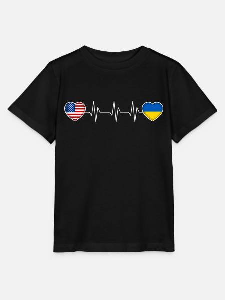 Ukraine - Stanley/Stella Kinder T-Shirt MINI CREATOR  - Schwarz