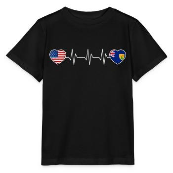 Turks and Caicos Islands - Stanley/Stella MINI CREATOR Kids’ T-Shirt - black - Front - Mikhail (115cm)