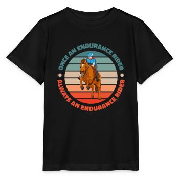 Équitation équestre cool Endurance - T-shirt bio MINI CREATOR Stanley/Stella Enfant - noir - Devant - Mikhail (115cm)
