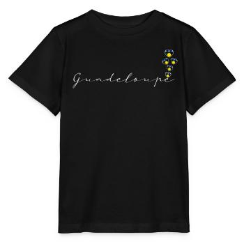 Guadeloupe - Stanley/Stella Kinder T-Shirt MINI CREATOR  - Schwarz - Vorne - Mikhail (115cm)