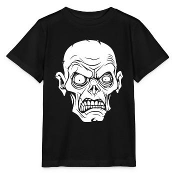 Zombie Halloween Creepy - Stanley/Stella MINI CREATOR Kids’ T-Shirt - black - Front - Mikhail (115cm)