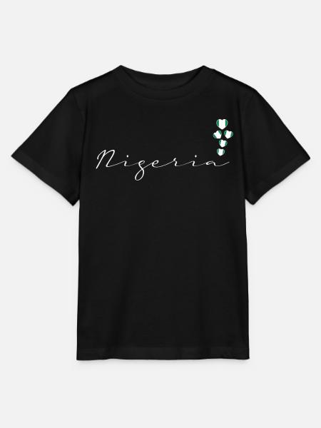 Nigeria - Stanley/Stella Kinder T-Shirt MINI CREATOR - Schwarz
