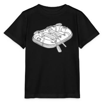 Rafting - Stanley/Stella Kinder T-Shirt MINI CREATOR  - Schwarz - Vorne - Mikhail (115cm)