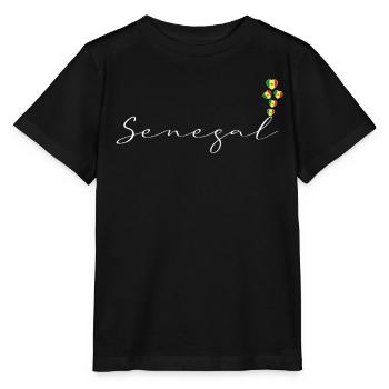 Sénégal - T-shirt bio MINI CREATOR Stanley/Stella Enfant - noir - Devant - Mikhail (115cm)
