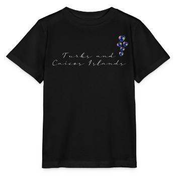 Turks and Caicos Islands - Stanley/Stella MINI CREATOR Kids’ T-Shirt - black - Front - Mikhail (115cm)