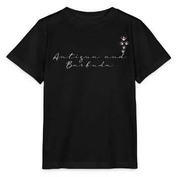 Antigua and Barbuda - Stanley/Stella MINI CREATOR Kids’ T-Shirt - black - Front - Mikhail (115cm)