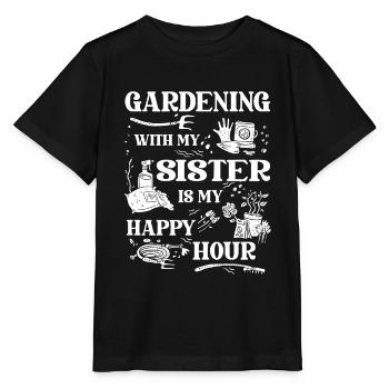 Jardinier amateur jardinier jardinier - T-shirt bio MINI CREATOR Stanley/Stella Enfant - noir - Devant - Mikhail (115cm)