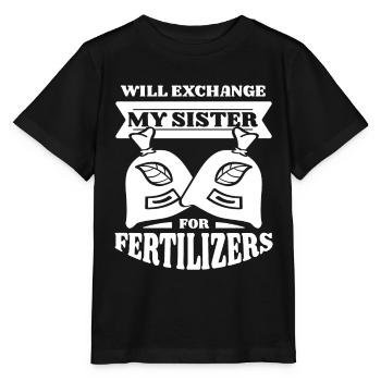 Jardinier amateur jardinier jardinier - T-shirt bio MINI CREATOR Stanley/Stella Enfant - noir - Devant - Mikhail (115cm)