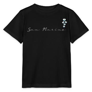 San Marino - Stanley/Stella MINI CREATOR Kids’ T-Shirt - black - Front - Mikhail (115cm)