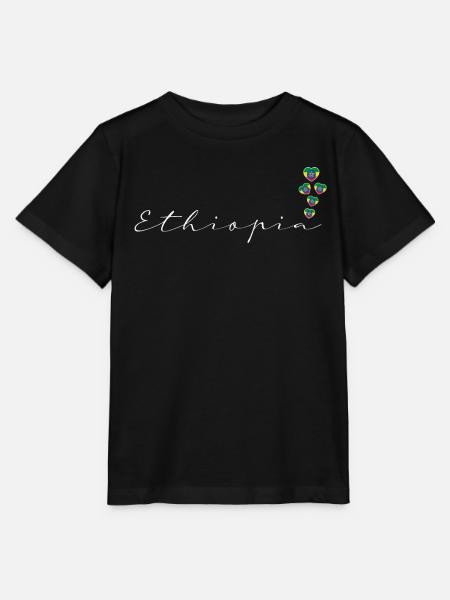 Äthiopien - Stanley/Stella Kinder T-Shirt MINI CREATOR - Schwarz