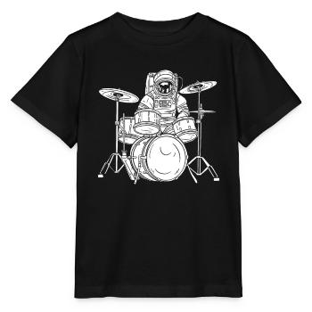 Batterie Batteur Batteur - T-shirt bio MINI CREATOR Stanley/Stella Enfant - noir - Devant - Mikhail (115cm)