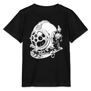 Tauchen Taucher - Stanley/Stella Kinder T-Shirt MINI CREATOR  - Schwarz - Vorne - Mikhail (115cm)
