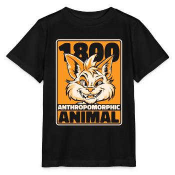 Furry Fandom Fursuits Funny - Stanley/Stella MINI CREATOR Kids’ T-Shirt - black - Front - Mikhail (115cm)